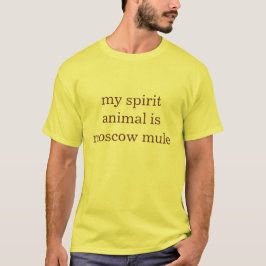 mein Geisttier ist Moskau-Maultier T-Shirt