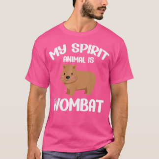 Mein Geisttier ist Wombat Lover Witzige T-Shirt