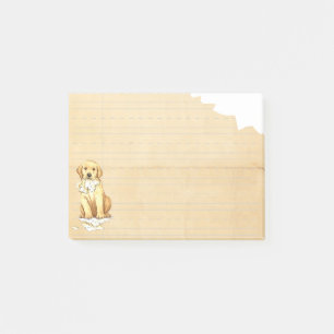 Mein gelber Labrador aß meine Hausaufgaben Post-it Klebezettel