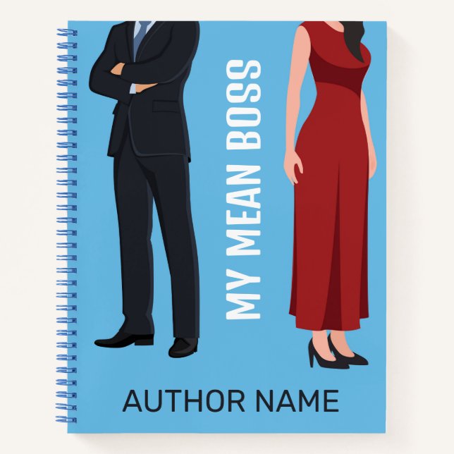 Mein Gemeines Boss Book Cover Inspiration Notebook Notizbuch (Vorderseite)