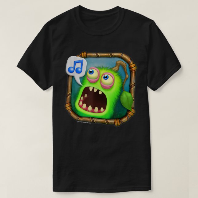 Mein Gesangsmonster-Furcorn-Symbol T-Shirt (Design vorne)