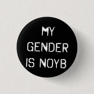 Mein Geschlecht ist NOYB Knopf-Abzeichen Button