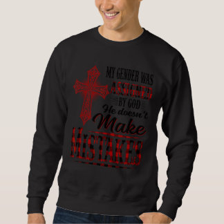 Mein Geschlecht wurde von Gott Anti-Demokrat zugew Sweatshirt