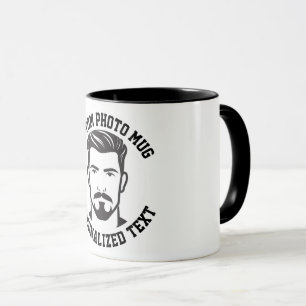 Mein Gesicht auf einer benutzerdefinierten Kombi-T Tasse