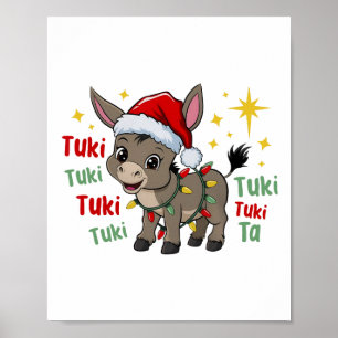 Mein gesunder Burrito mexikanischer Weihnachts-Ese Poster