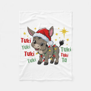 Mein gesunder mexikanischer Weihnachts-Esel Spanis Fleecedecke