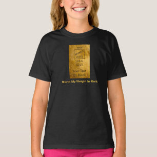 Mein Gewicht in Gold T-Shirt