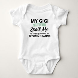 Mein Gigi verwöhnt mich nicht mit Baby Boy Baby Strampler