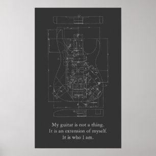 Mein Gitarren-Plakat Poster