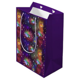 Mein glamouröses Funky Disco-Muster Mittlere Geschenktüte
