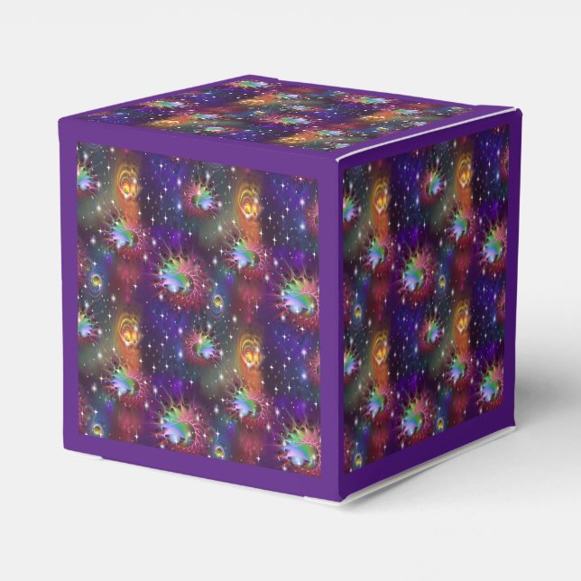 Mein glamouröses Funky Disco-Muster wrapping Paper Geschenkschachtel (Rückseite)