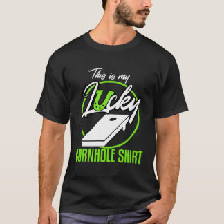 Mein Glück Cornhole Shirt Funny Bean Bag Toss Game
