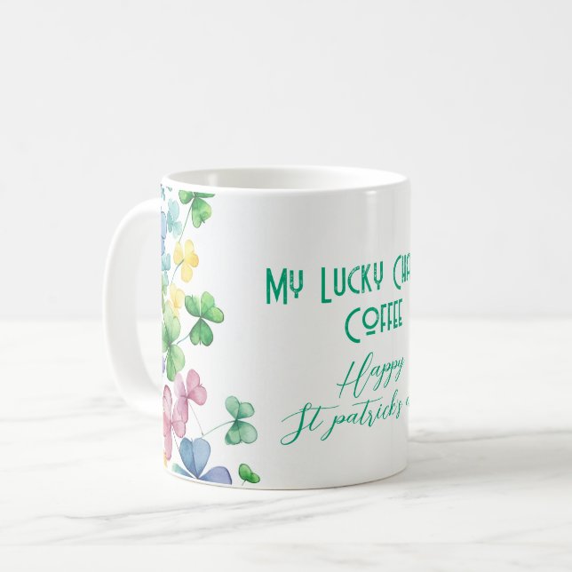 Mein glücklicher Arm? Coffee Kaffeetasse (Vorderseite Links)