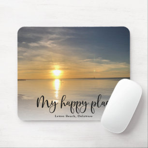 Mein glücklicher Ort, Personalisiertes Vollfoto Mousepad
