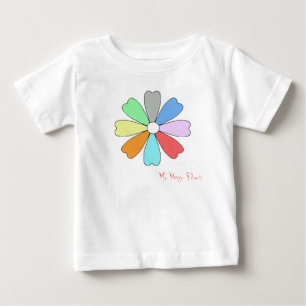 Mein glückliches Blume Kleinkind Raffle T-Shirt