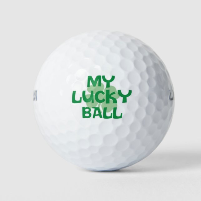 Mein Glücksball Golfball (Vorderseite)