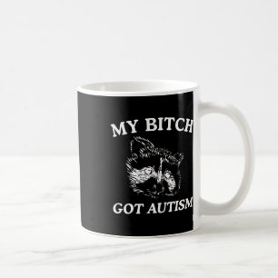 Mein Got Autismus Racoon Meme Trash Panda Mens Kaffeetasse