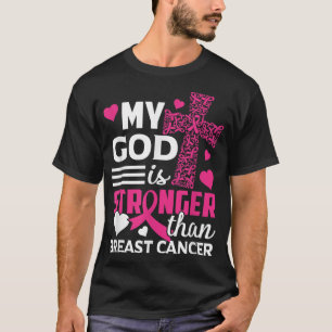 Mein Gott ist stärker als das Bewusstsein für Brus T-Shirt