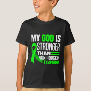 Mein Gott ist stärker als das Lymphom-Tuch ohne Ho T-Shirt