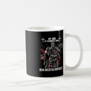 Mein Gott ist stärker als Hirnaneurysma-Bewusstsei Kaffeetasse