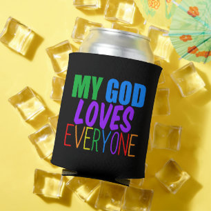 Mein Gott Liebe jedem einen schönen Regenbogen Dosenkühler