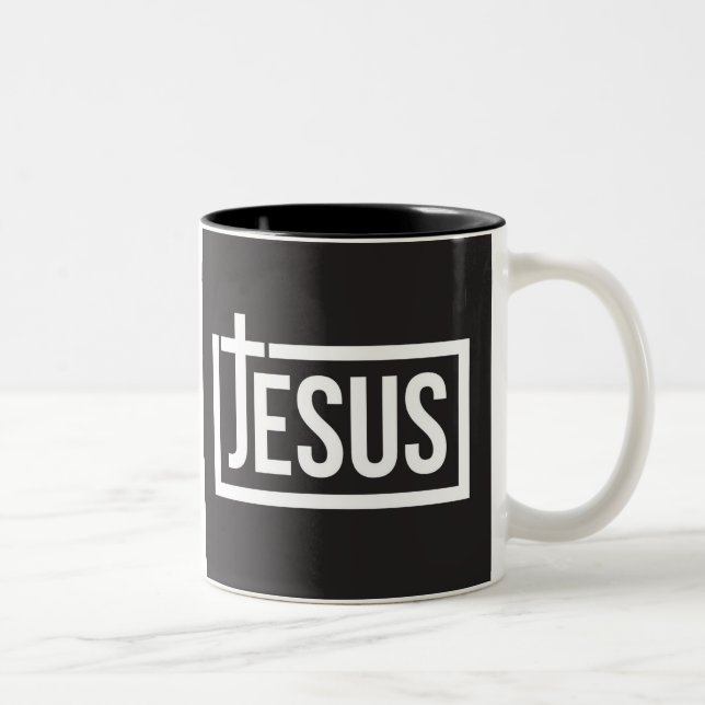 Mein Gott Zweifarbige Tasse (Rechts)