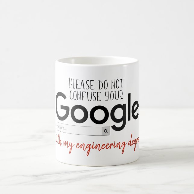 Mein Grad ist besser als Ihre Google-SuchTasse Kaffeetasse (Mittel)