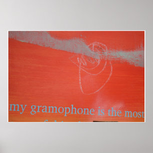 Mein Grammophon ist das stärkste Poster