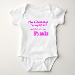Mein Grammy ist mein Held, deshalb ich tragen ROSA Baby Strampler