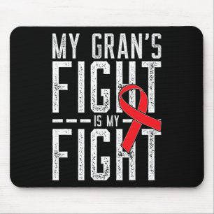 Mein Gran Kampf ist mein Kampf gegen den Blutkrebs Mousepad