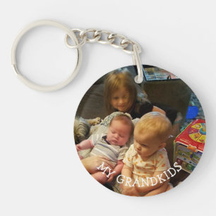 Mein Grandkids-Fotogeschenk Schlüsselanhänger