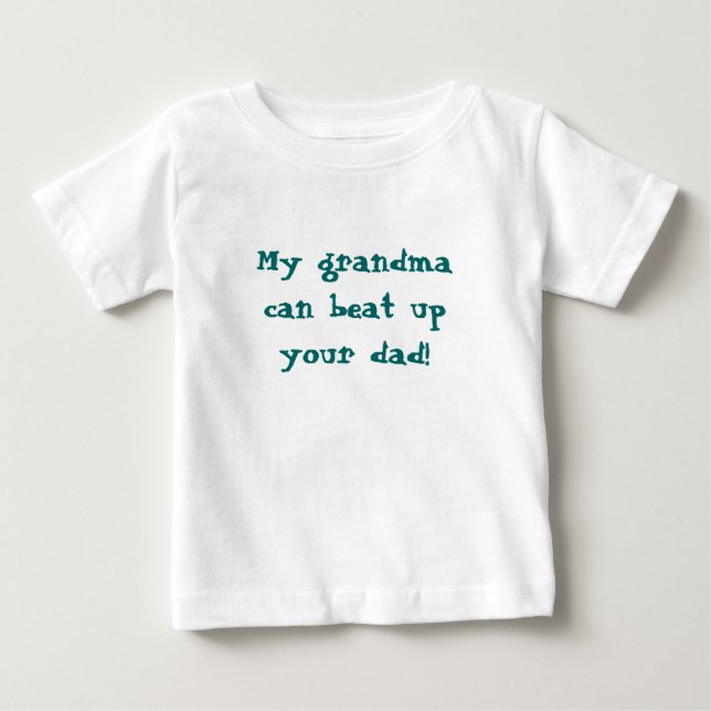 Mein grandmacan Schlag upyour Vati! Baby T-shirt (Vorderseite)