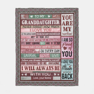 Mein Grandtochter-Geschenk Fleecedecke