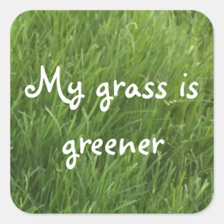 Mein Gras ist grüne Aufkleber