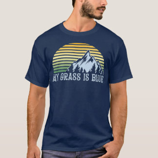 Mein Grass ist Blue Bluegrass Music T-Shirt