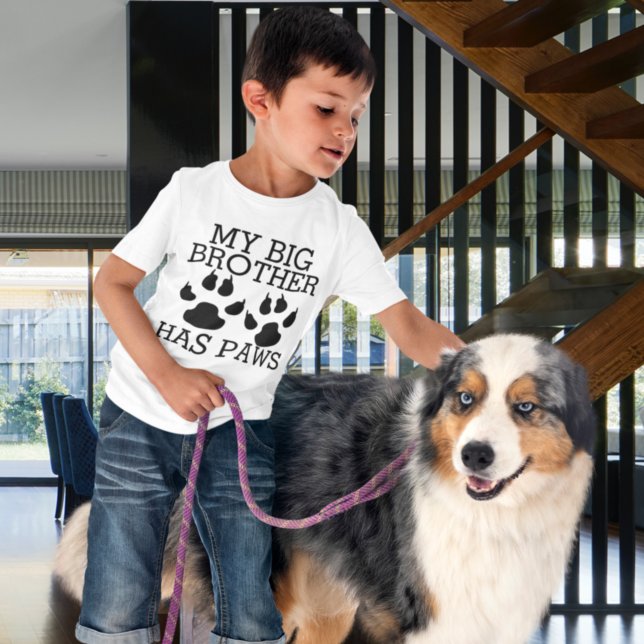Mein großer Bruder hat Pfoten T-Shirt (Von Creator hochgeladen)
