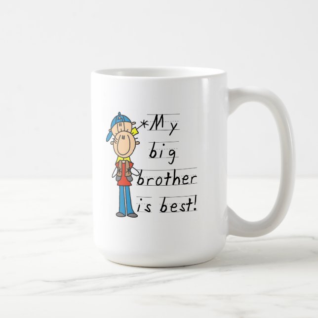 Mein großer Bruder ist beste T-Shirts und Kaffeetasse (Rechts)
