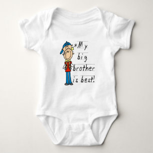 Mein großer Bruder ist die besten Hemden und Gesch Baby Strampler