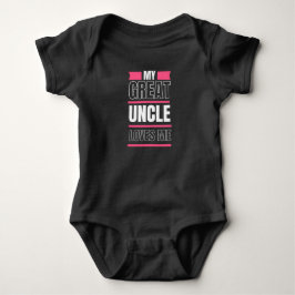 Mein Großer Onkel Lieben meine Baby Strampler