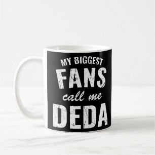 Mein größter Fan nennt mich Deda Men für Großelter Kaffeetasse
