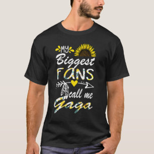 Mein größter Fan nennt mich Gaga Oma Mütter Day T-Shirt