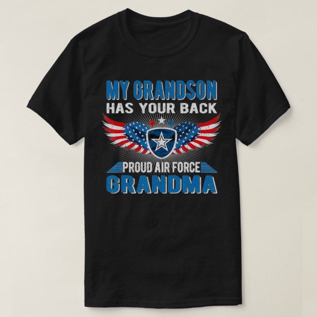 Mein Großvater hat deine schwarze Stolzfliege Oma T-Shirt (Design vorne)