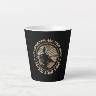 Mein Großvater hat Ihr Rücken-Stolz-Militär Mim Milchtasse