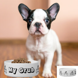 Mein Grub, Französischer Bulldog, einfach, Minimal Napf
