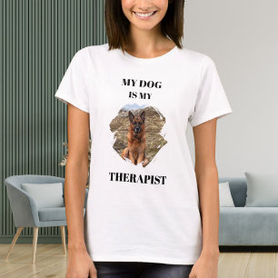 Mein GSD-Hund ist mein Therapeut Foto T-Shirt