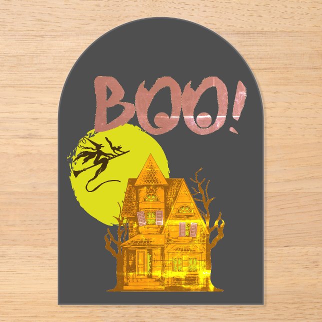 Mein Halloween  Acryleinladungen (Vorderseite)