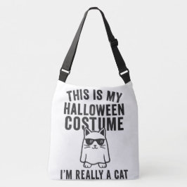 Mein Halloween-Kostüm: Eine Katze Tragetaschen Mit Langen Trägern