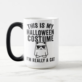 Mein Halloween-Kostüm: Eine Katze Verwandlungstasse