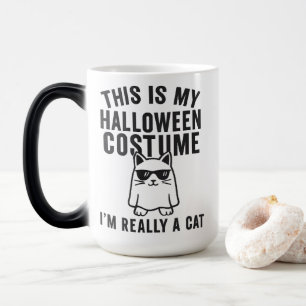 Mein Halloween-Kostüm: Eine Katze Verwandlungstasse