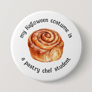 Mein Halloween-Kostüm ist Konditorlehrer Button